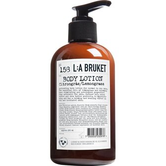 No. 158 Body Lotion &ndash; Lemongrass &ndash; L:a Bruket (250ml)